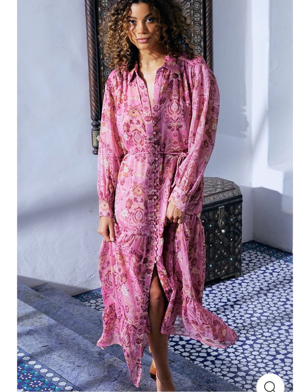 Misa - Los Angeles Leigh Dress in Cristobal Mirror Flower
